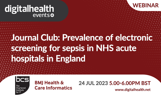 Journal Club: Prevalence of electronic screening for sepsis in NHS acute hospitals in England