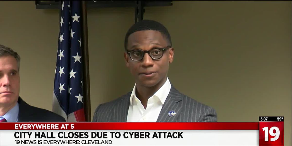 Cleveland City Hall closes Monday after 'cyber incident' – Cleveland 19 News