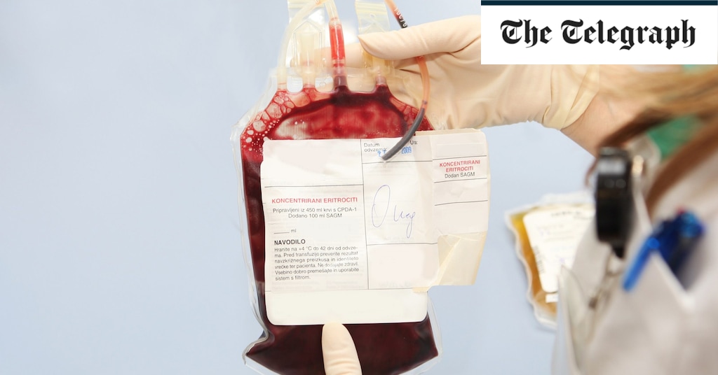 Less than two days’ worth of O negative blood left, NHS warns