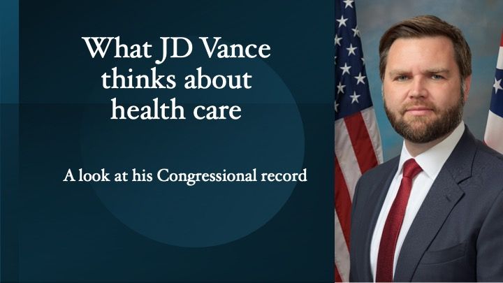 What JD Vance thinks about health care