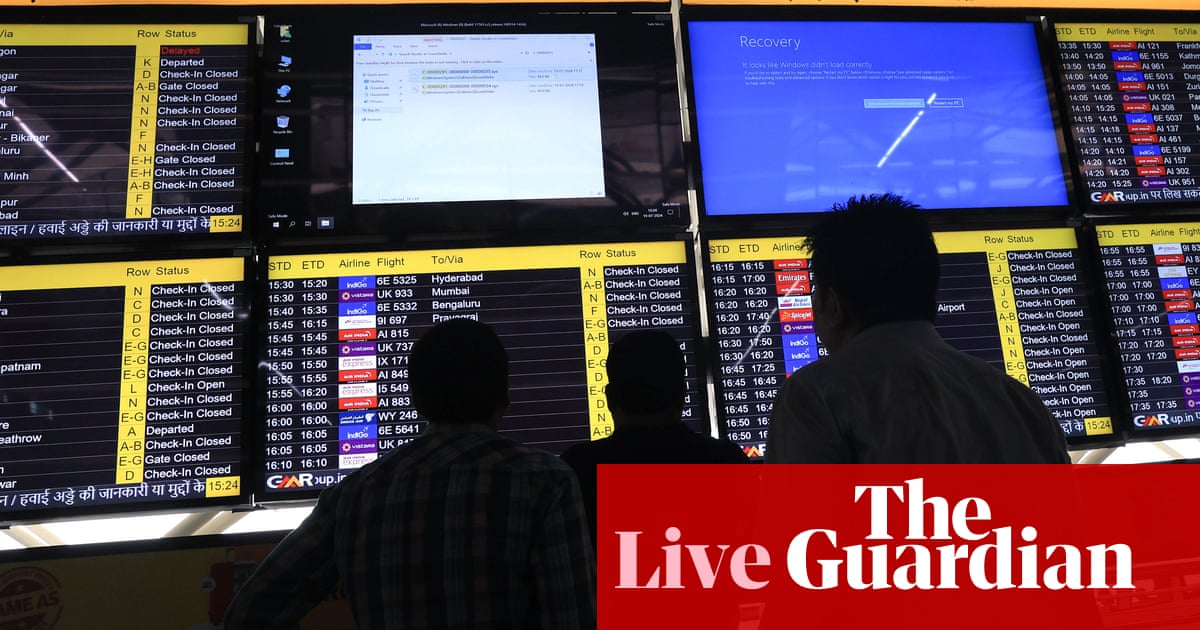 Windows IT outage live: CrowdStrike CEO ‘deeply sorry’ for global chaos caused by update and warns fix may take time to work | Microsoft IT outage