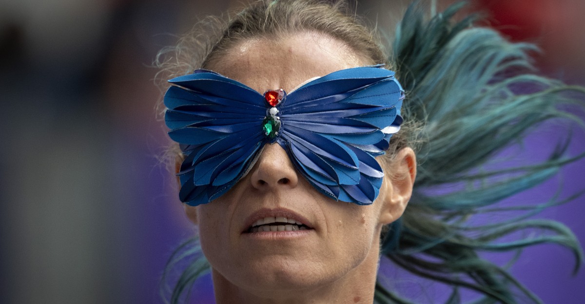 A Paralympic Long Jumper With Wings