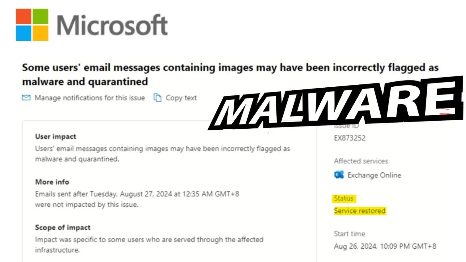 Microsoft 365 Flags Emails with Images as Malware