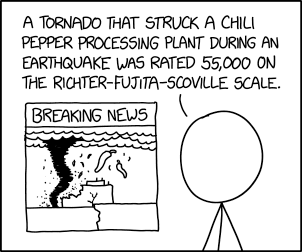 Randall Munroe’s XKCD ‘Chili Tornado Quake’