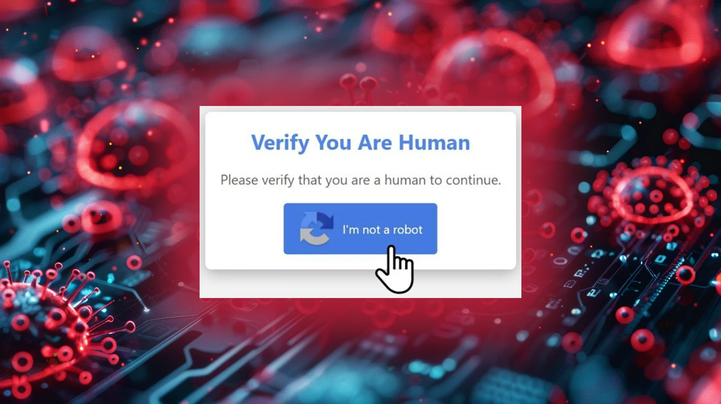 Windows users targeted with fake human verification pages delivering malware